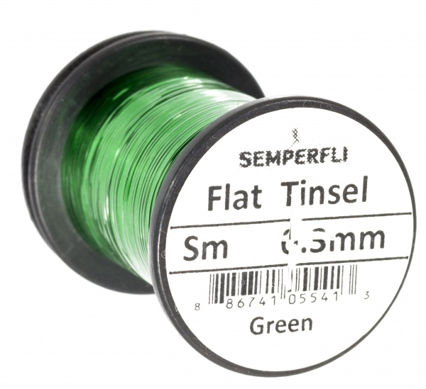 Flat Tinsel Green
